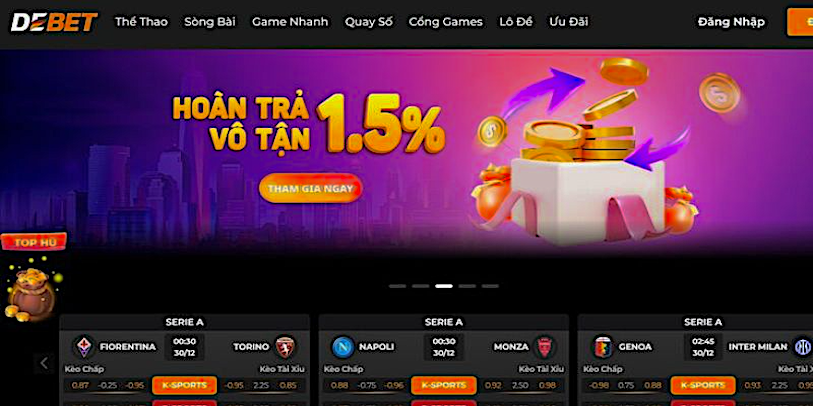 Khám Phá Thế Giới của Nhà cái Debet - Sự Lựa Chọn Đáng Tin Cậy Cho Người Chơi 1 Nhà Cái Debet - Hướng Dẫn Chi Tiết Và Những Lưu Ý Quan Trọng